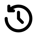 Refresh Ccw Clock SVG Icon